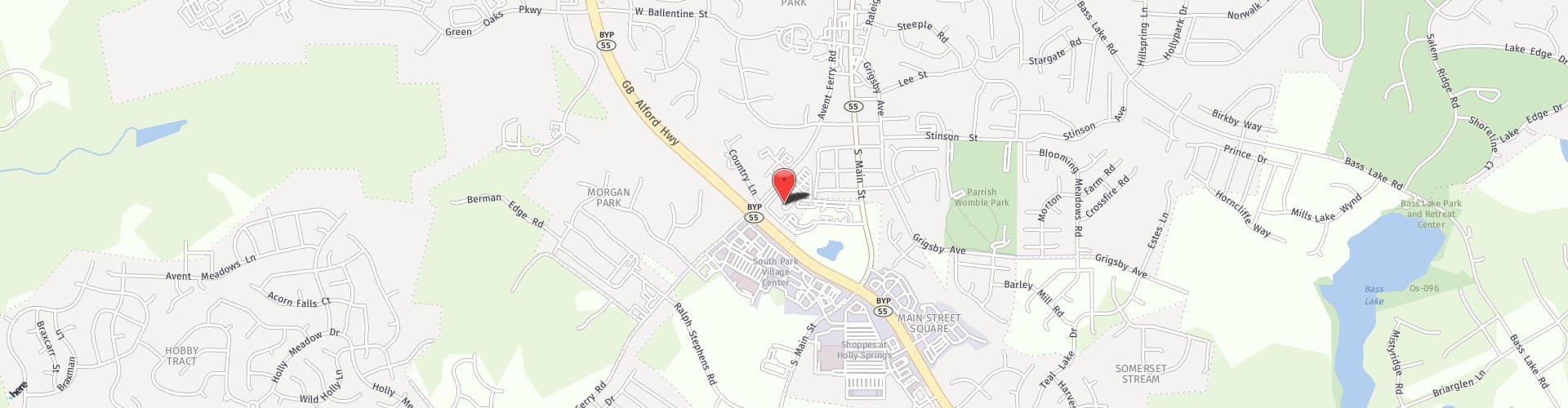 Location Map: 781 Avent Ferry Road Holly Springs, NC 27540